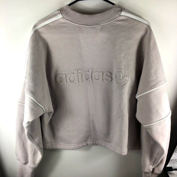Adidas Crop Sweatshirt - Picture 1 of 2